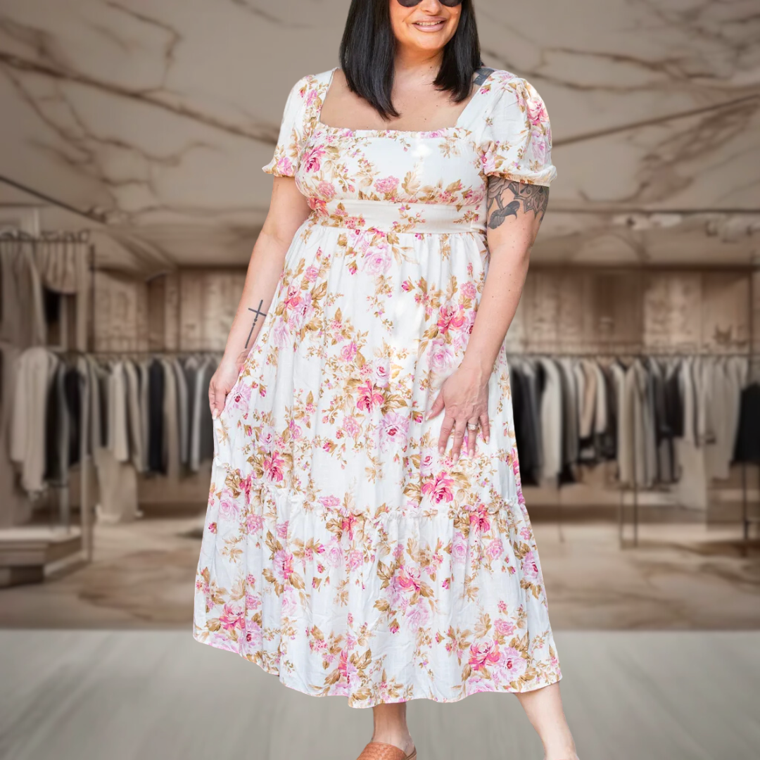 Daisy | Elegant Floral Dress
