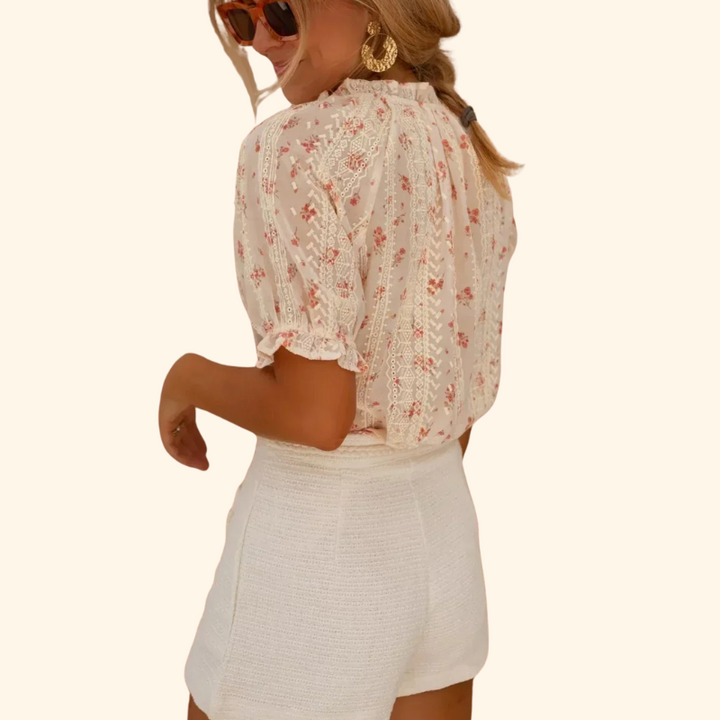 Cleo | Elegant Floral Blouse