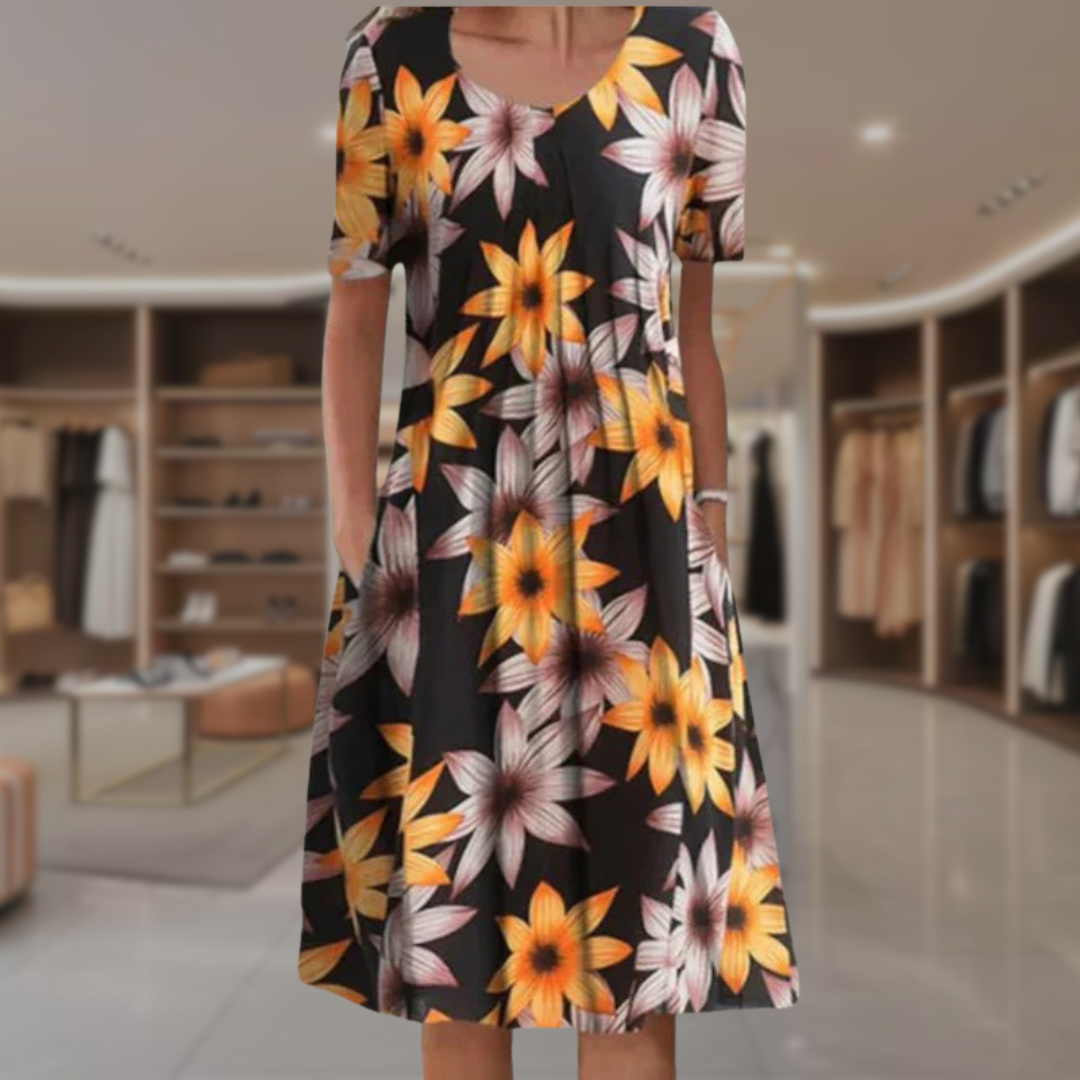 Sofia | Elegant Floral Dress